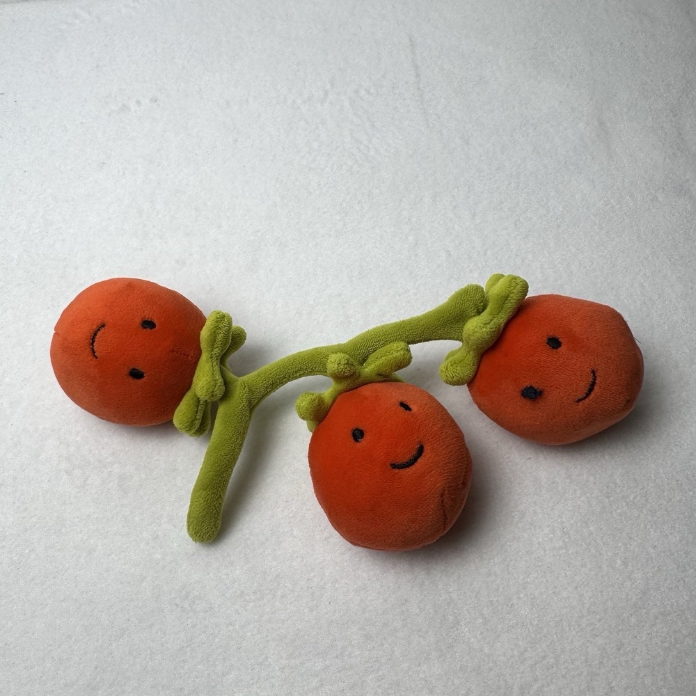Jellycat Vivacious Tomato Retires Rare Plush Red Tomatoes On Vine Vegetables